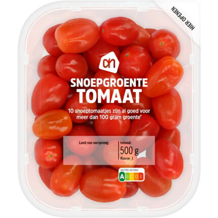 AH Snoepgroente tomaat bevat 4g koolhydraten