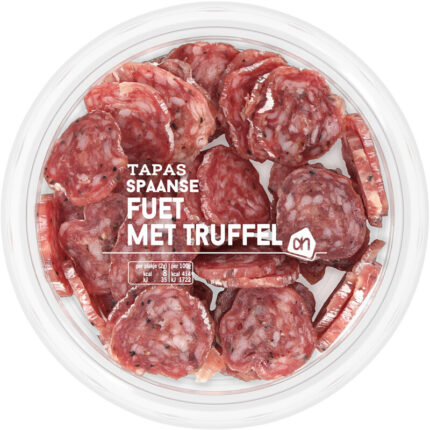 AH Spaanse fuet met truffel bevat 3g koolhydraten