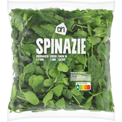 AH Spinazie bevat 0.9g koolhydraten