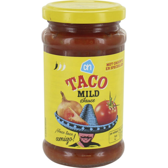 AH Taco saus mild bevat 9g koolhydraten