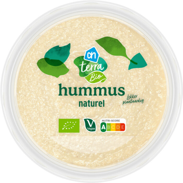 AH Terra Biologisch Hummus naturel bevat 9.8g koolhydraten