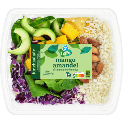 AH Terra Lunchsalade mango amandel bevat 8.2g koolhydraten