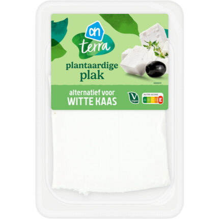 AH Terra Plantaardige plak altern voor witte kaas bevat 10g koolhydraten