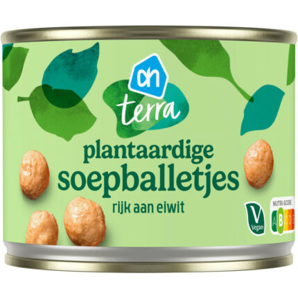 AH Terra Plantaardige soepballetjes bevat 2.8g koolhydraten