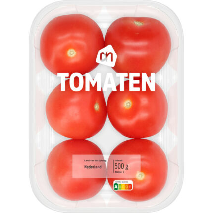 AH Tomaten bevat 2.9g koolhydraten