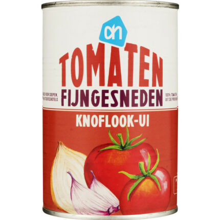 AH Tomaten fijngesneden knoflook-Ui bevat 7.5g koolhydraten