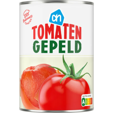 AH Tomaten gepeld bevat 3.6g koolhydraten