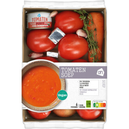 AH Tomatensoep verspakket bevat 3g koolhydraten