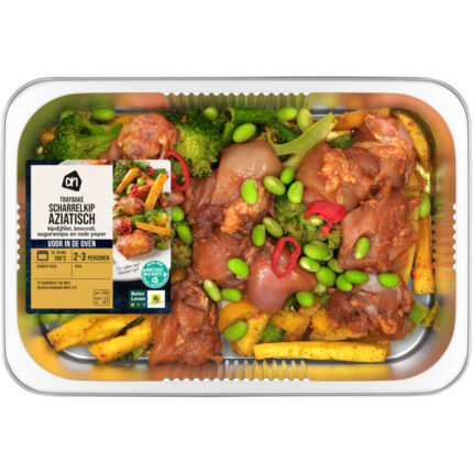 AH Traybake scharrel kip Aziatisch bevat 5.1g koolhydraten