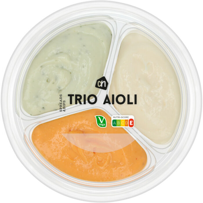 AH Trio aioli bevat 2.3g koolhydraten