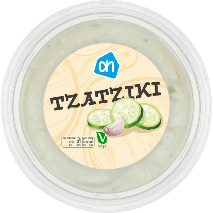 AH Tzatziki bevat 5.7g koolhydraten