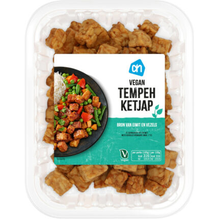 AH Vegan ketjap tempeh bevat 9.4g koolhydraten