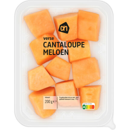AH Verse cantaloupe meloen bevat 4.2g koolhydraten