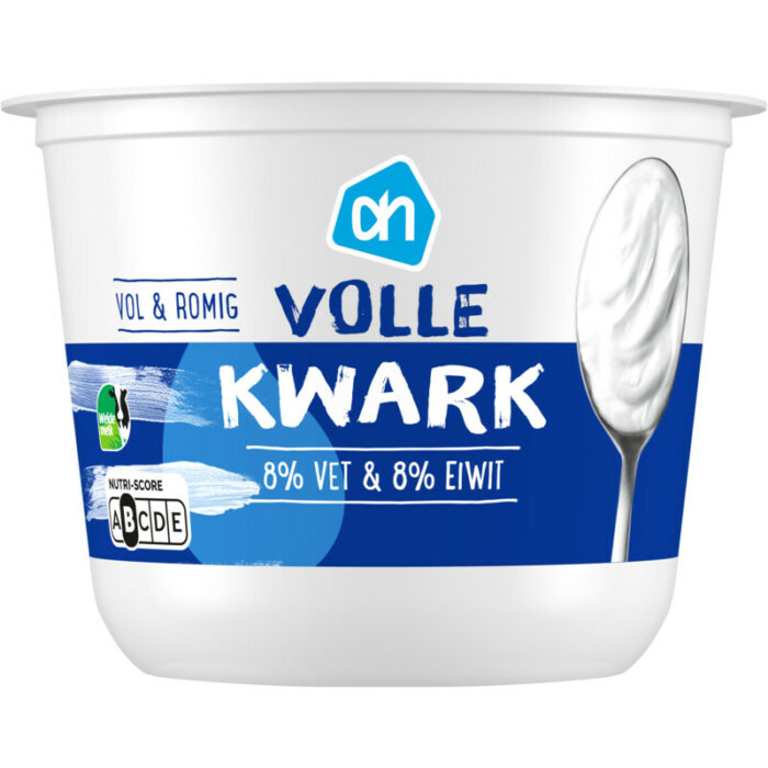 AH Volle franse kwark bevat 4g koolhydraten