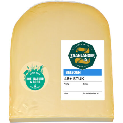 AH Zaanlander Belegen 48+ stuk bevat 0g koolhydraten