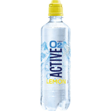 Active O2 Lemon bevat 3.3g koolhydraten