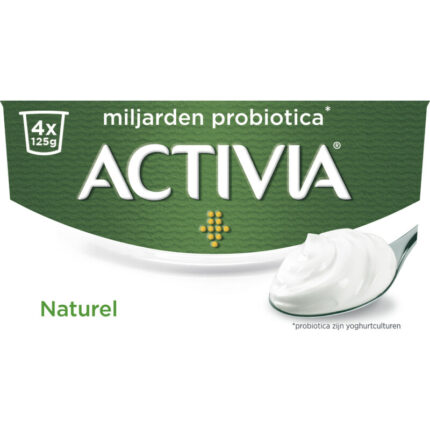 Activia Yoghurt naturel bevat 4.7g koolhydraten