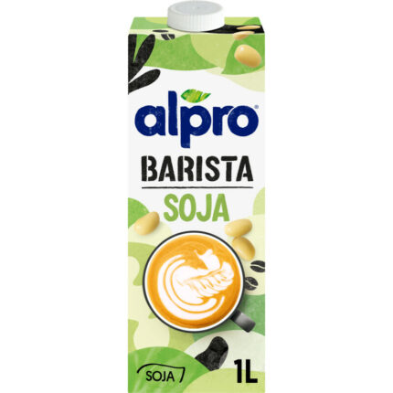 Alpro Barista soja bevat 2.7g koolhydraten