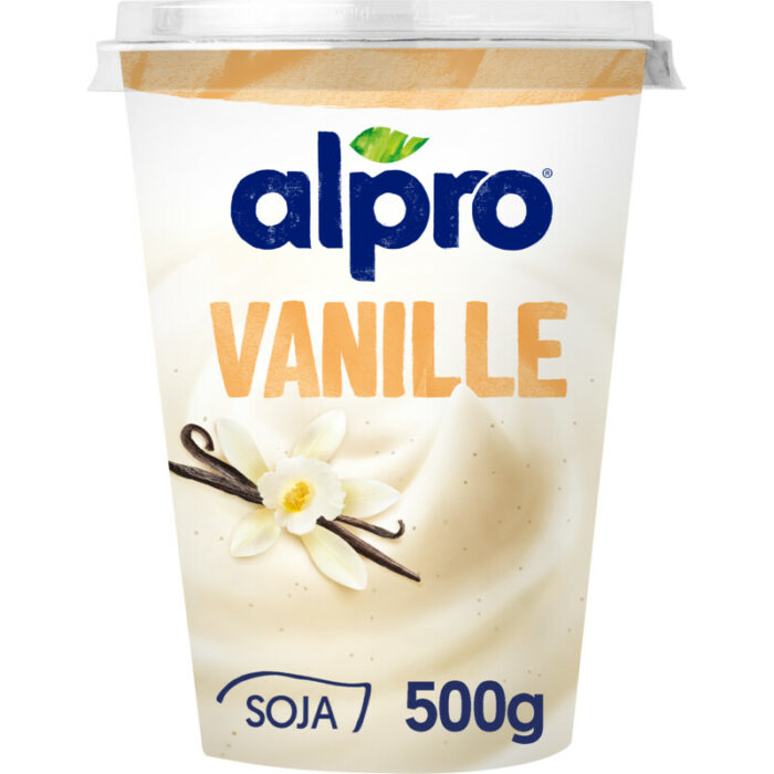 Alpro Plantaardig variatie vanille bevat 7.4g koolhydraten