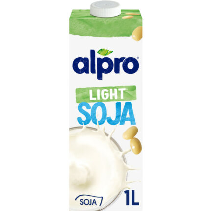 Alpro Sojadrink light bevat 1.6g koolhydraten