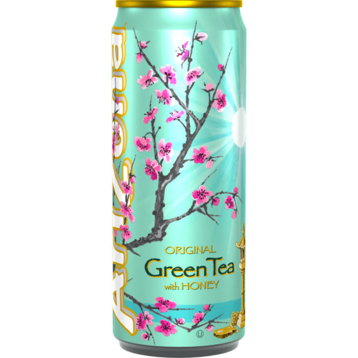 Arizona Original green tea with honey bevat 5g koolhydraten