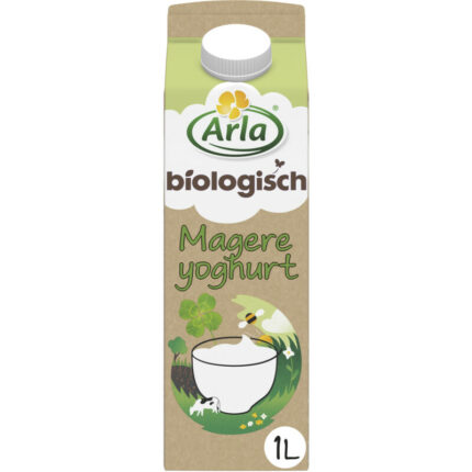 Arla Biologisch magere yoghurt bevat 4.5g koolhydraten