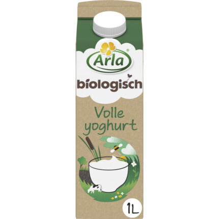Arla Biologisch volle yoghurt bevat 4g koolhydraten