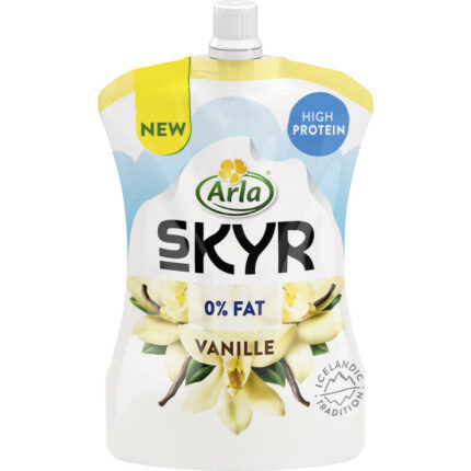 Arla Skyr vanille bevat 7.5g koolhydraten