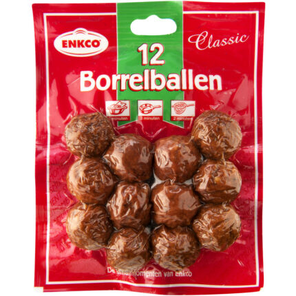 Bakker Borrelballen classic bevat 9.7g koolhydraten