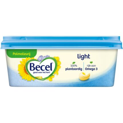 Becel Light margarine bevat 3.9g koolhydraten