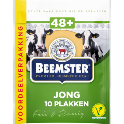 Beemster Jong 48+ plakken voordeel bevat 0g koolhydraten
