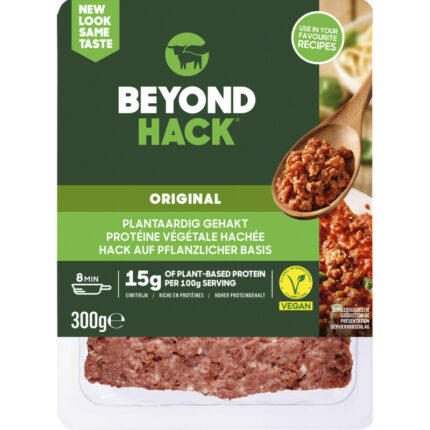 Beyond Meat Hack bevat 4.8g koolhydraten