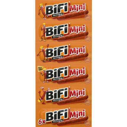 Bifi Mini 6-pack bevat 1g koolhydraten