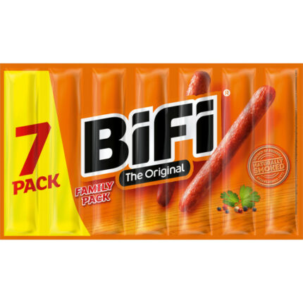 Bifi The original 7-pack bevat 1g koolhydraten