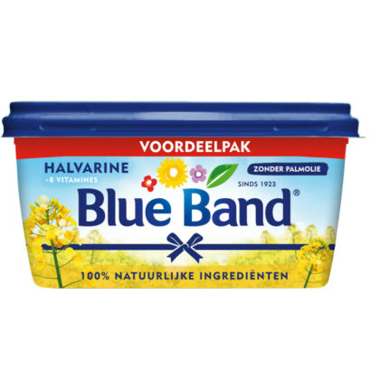 Blue Band Halvarine bevat 1.1g koolhydraten