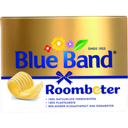 Blue Band Roombeter ongezouten bevat 0.5g koolhydraten