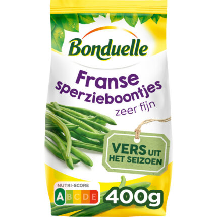 Bonduelle Franse sperzieboontjes zeer fijn bevat 4.3g koolhydraten