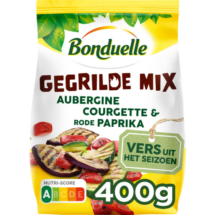 Bonduelle Gegrilde groenten mix bevat 5.8g koolhydraten