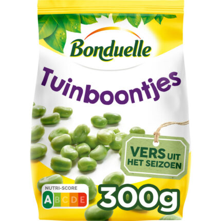 Bonduelle Tuinboontjes bevat 8.2g koolhydraten