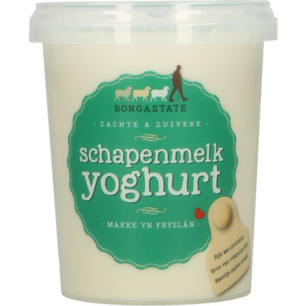 Bongastate Schapenmelk yoghurt bevat 4.5g koolhydraten
