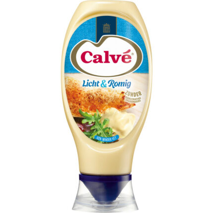 Calvé Mayonaise licht & romig bevat 9g koolhydraten