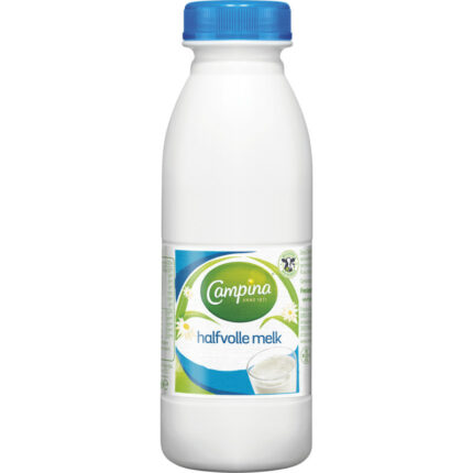 Campina Houdbare halfvolle melk bevat 4.8g koolhydraten