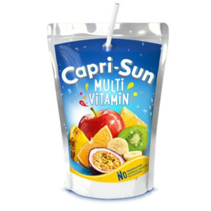 Capri-Sun Multi vitamin 10-pack bevat 4.4g koolhydraten