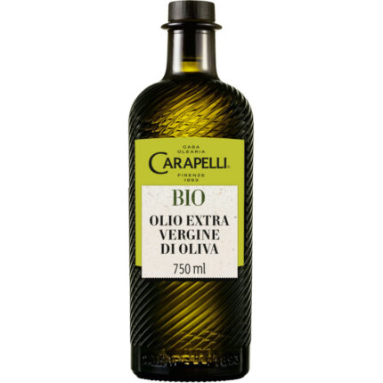 Carapelli Extra vergine olijfolie bio bevat 0g koolhydraten