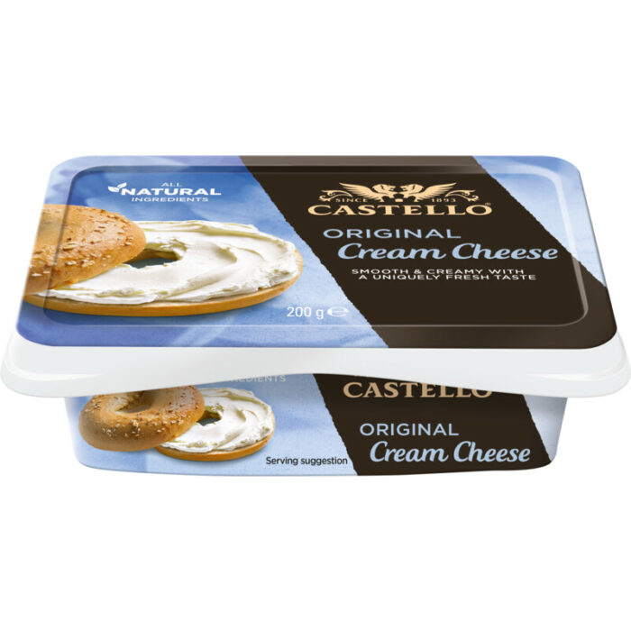 Castello Cream cheese zuivelspread naturel bevat 3g koolhydraten