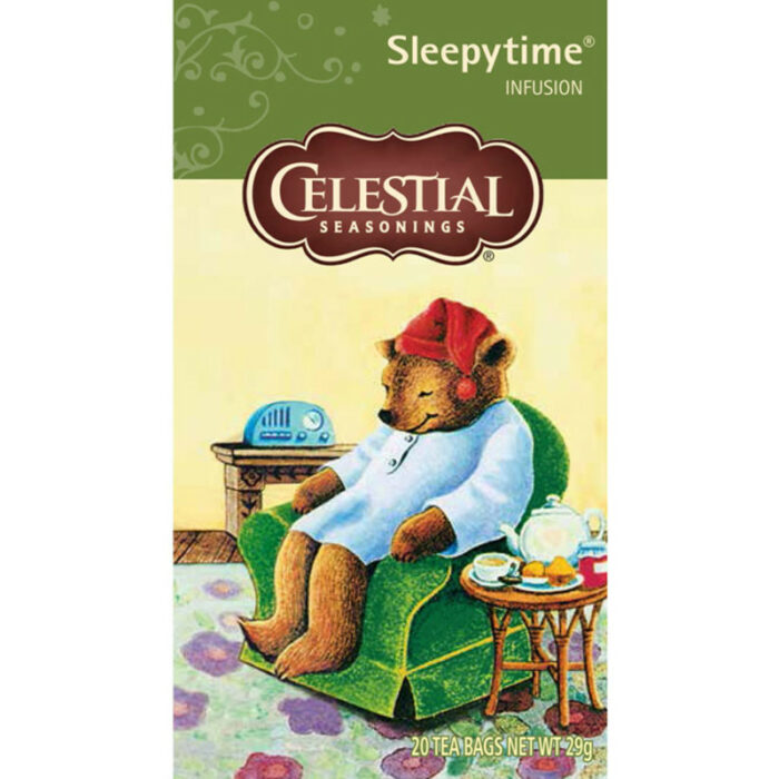 Celestial Seasonings Sleepytime tea 1-kops bevat 0g koolhydraten