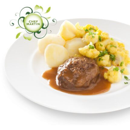 Chef Martin Rundergehaktbal bevat 8g koolhydraten