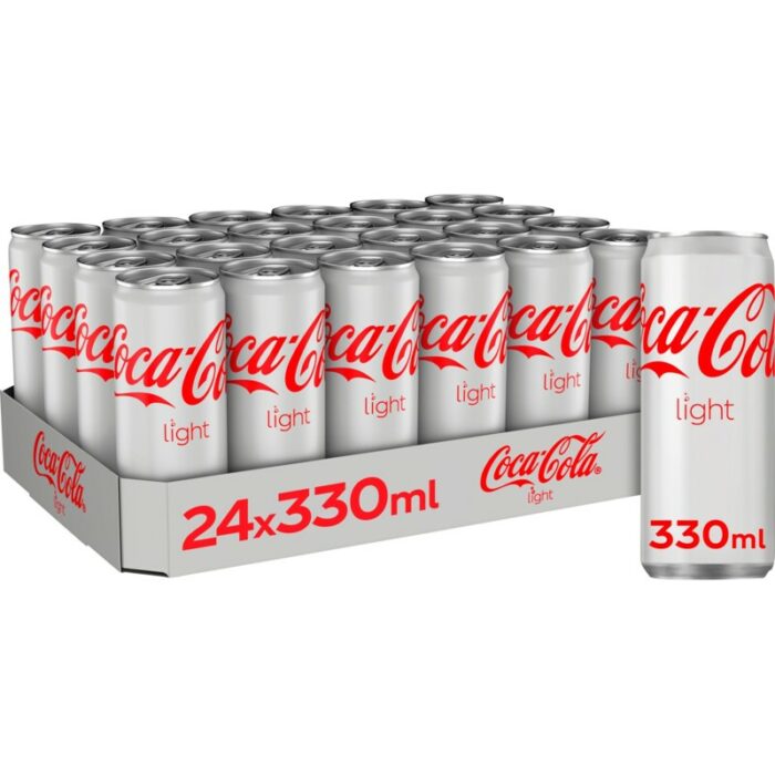 Coca-Cola Light tray bevat 0g koolhydraten