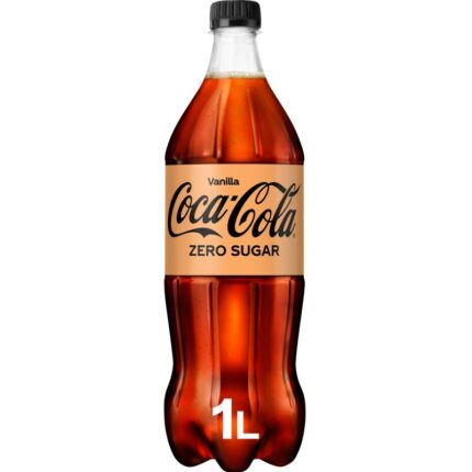 Coca-Cola Vanilla zero sugar bevat 0g koolhydraten