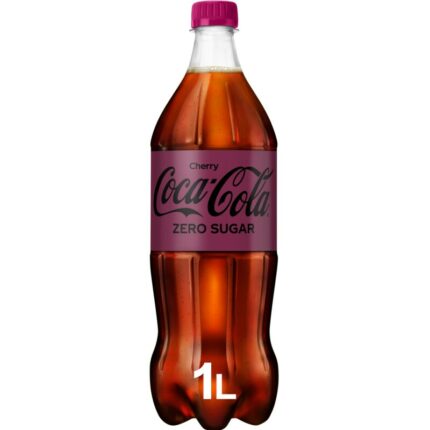 Coca-Cola Zero sugar cherry bevat 0g koolhydraten